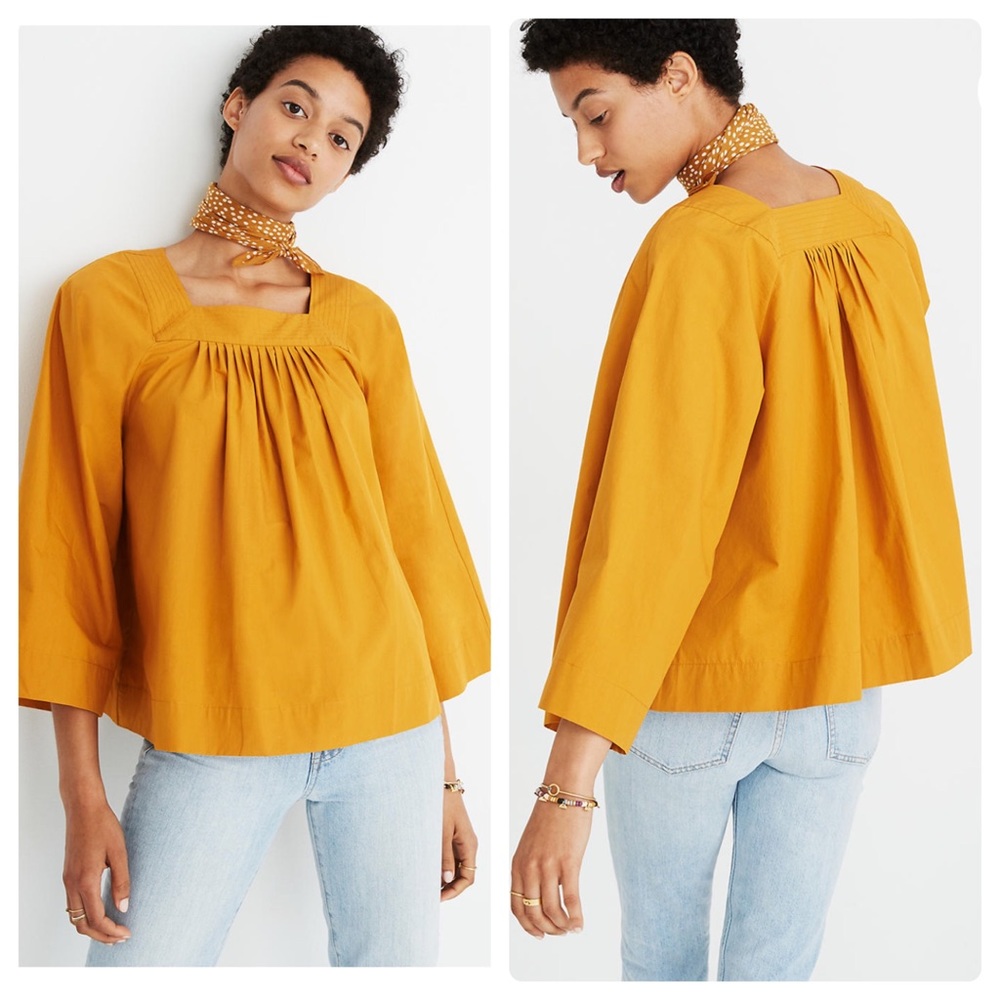 NWT Madewell Square Neck Top blouse